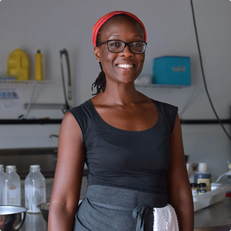 Ajoa Mintah, founder of FourAll Ice Cream